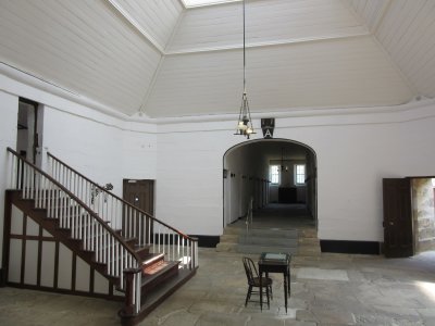 Separate Prison - central hall where the guard could watch all three wings