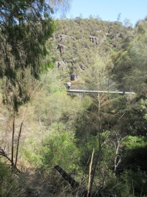 Cantilever Bridge over the second basin