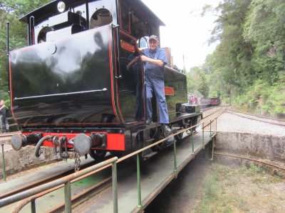 Loco 3 on the turntable