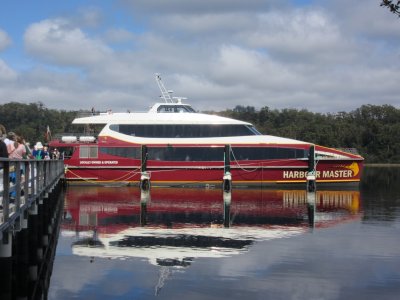 Our boat for the Gordon River Cruise