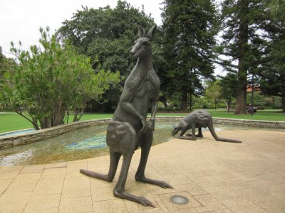 Great sculptures at Stirling Gardens