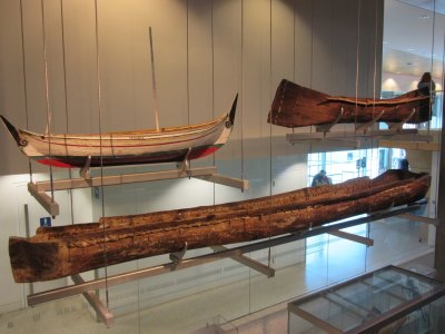 Aboriginal Bark Canoe