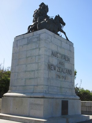 Desert Mounted Corps Memorial - for WWI soldiers who fought at the Nek in the Gallipoli campaign of 1915