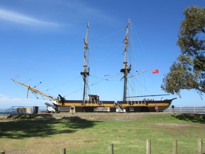 Brig Amity (replica) - built 1816 - carried Albany's first British settlers from Sydney in 1826