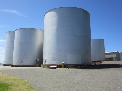 These tanks stored whale oil