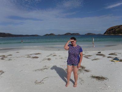 Jackie at Lucky Bay