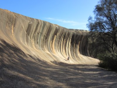 Pete and Wave Rock