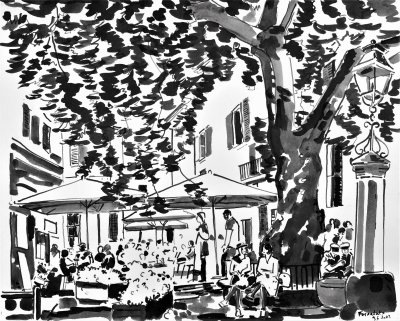 Chatting Under the Great Plane Tree Fornaluxt 
