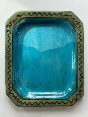Large Turquoise Platter