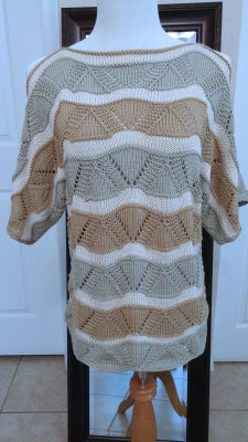 #317 Multicolored cotton blend sweater