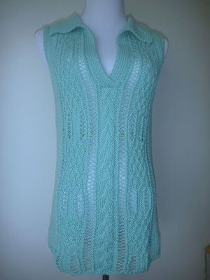 Aqua summer sweater #66 