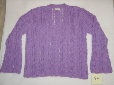  Lilac ajouree sweater #94