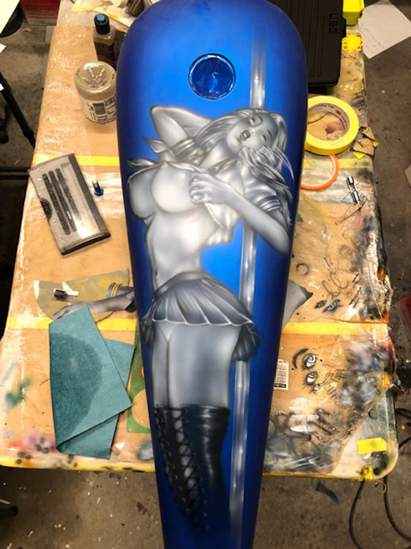 Airbrush Work On All Pieces  By Dan Holmes... icedoughnut1979@gmail.com