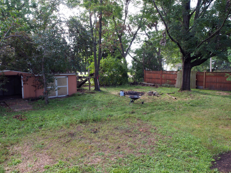 Very Neglected Back Yard..Plus Damage From Two Serious Storms