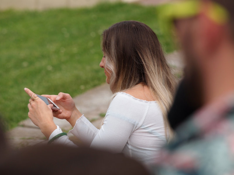 To Busy Texting To Watch The Show...
