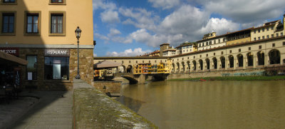 The Arno and the ponte Vecchio