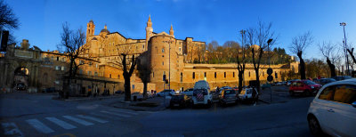 Urbino from the parking lot