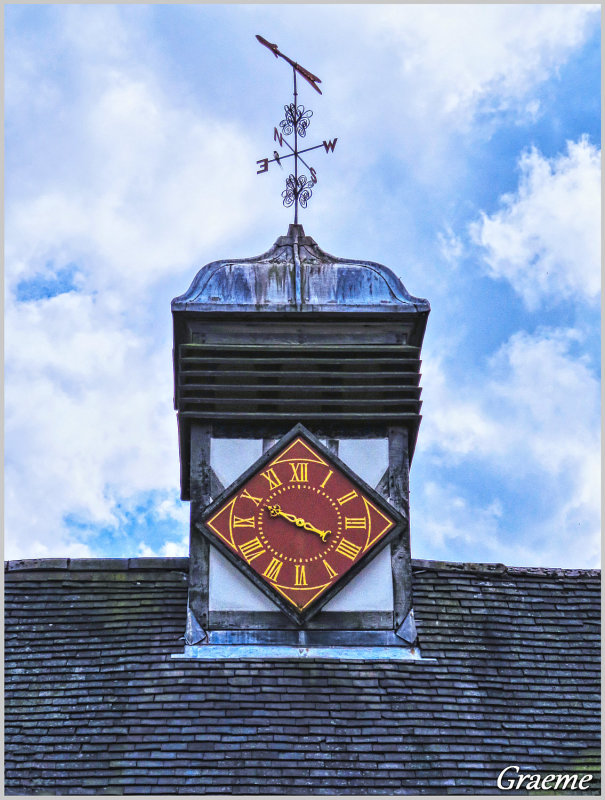 Weather Vane & Clock