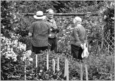 'talking to the gardener'