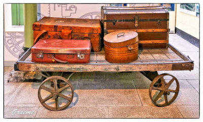 Old Cart & Luggage