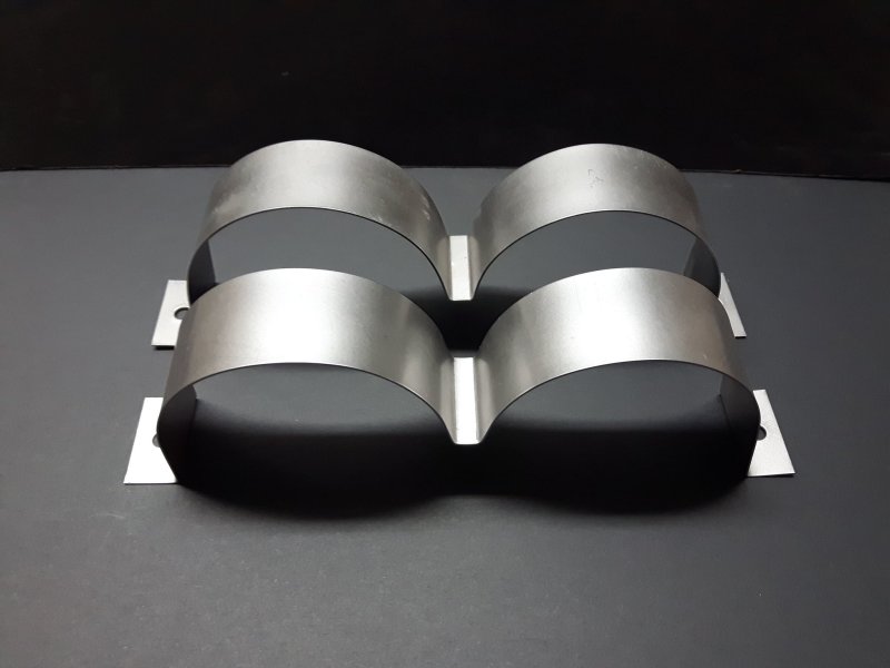 Blue tube hose bracket 