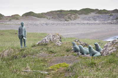 Monument to fur seal