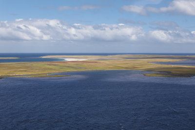 Bleaker island aerial view