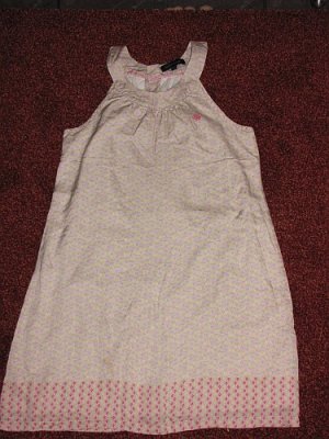 146-152 TOMMY HILFIGER jurk  roze 19,50