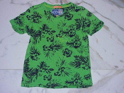 104-110 VINGINO groen blad shirt 12,50