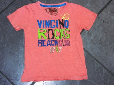 110 VINGINO rock oranje shirt  12,50