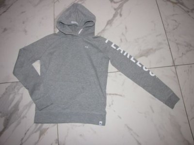 164 NIK & NIK sweater fearless hooded sweater grijs 16,50