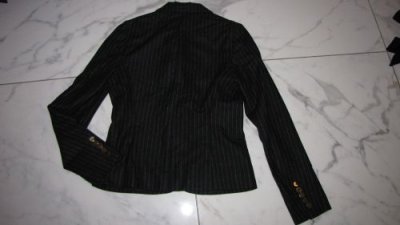 38 SCAPA krijtstreep colbert akant