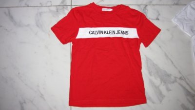 128 CALVIN KLEIN oranje shirt *nieuw*  18,00