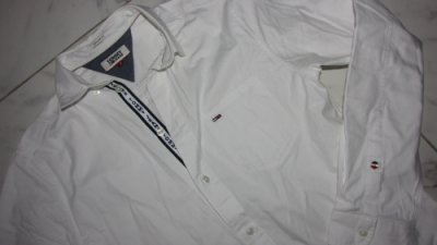 smal TOMMY HILFIGER dik overhemd detail