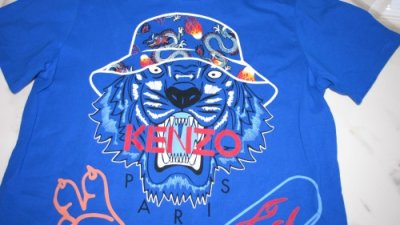 164 KENZO leeuw shirt detail