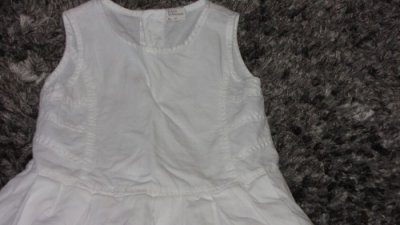 92-98 JOTTUM witte jurk detail