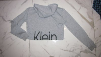 158 CALVIN KLEIN korte hoody akant