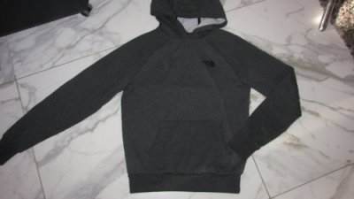 small THE NORHT FACE hoody grijs, met leuke achterkant 25,00