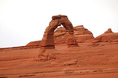 0T5A9064 Delicate Arch with smoky featureless sky.jpg