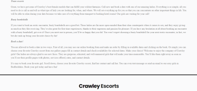 Crawley escort 