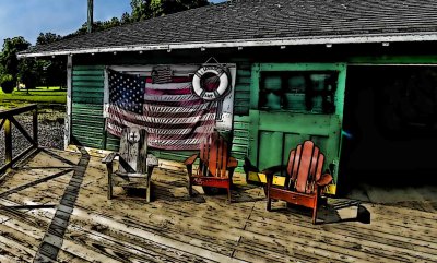 Flag and chairs 2014.jpg