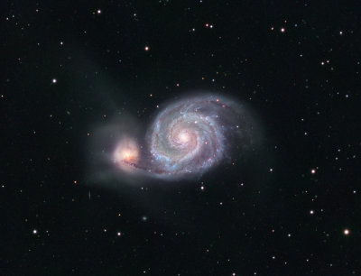 M51 in a sea of galaxies