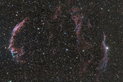 Veil Nebula NGC 6960, 6979, 6992, 6995