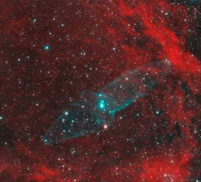 Sharpless 2-129 _ OU4  Winged Bat and Squid nebulas