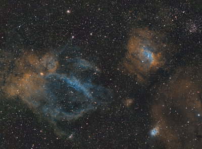 Sharpless sh2-155, M52