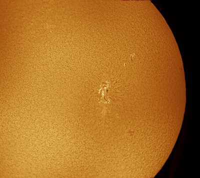 A sunspot from May 23, 2021