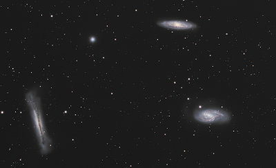 The Leo Triplet of galaxies