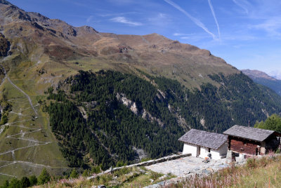 View direction Zinal ski area