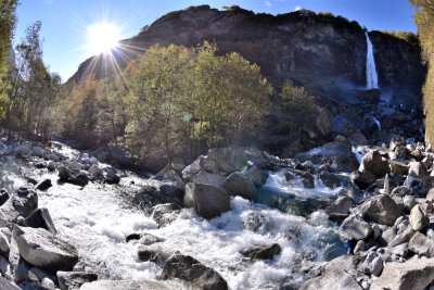 Foroglio's waterfall