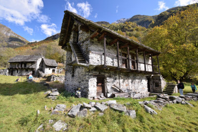 Stone houses in Val Verzasca